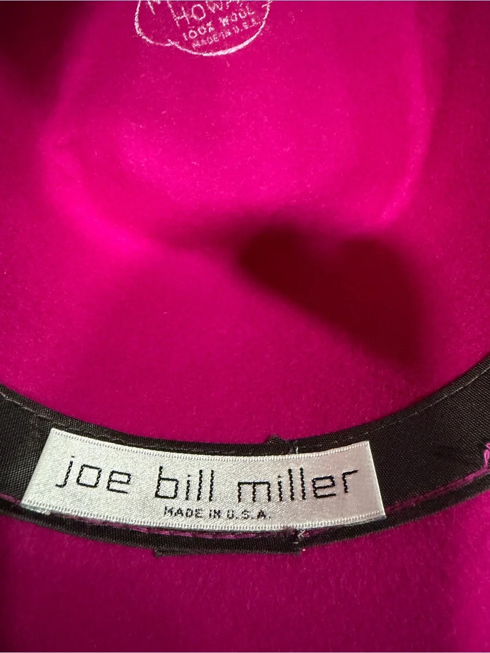 Joe Bill Miller Custom Wool Hat Made in U.S.A.